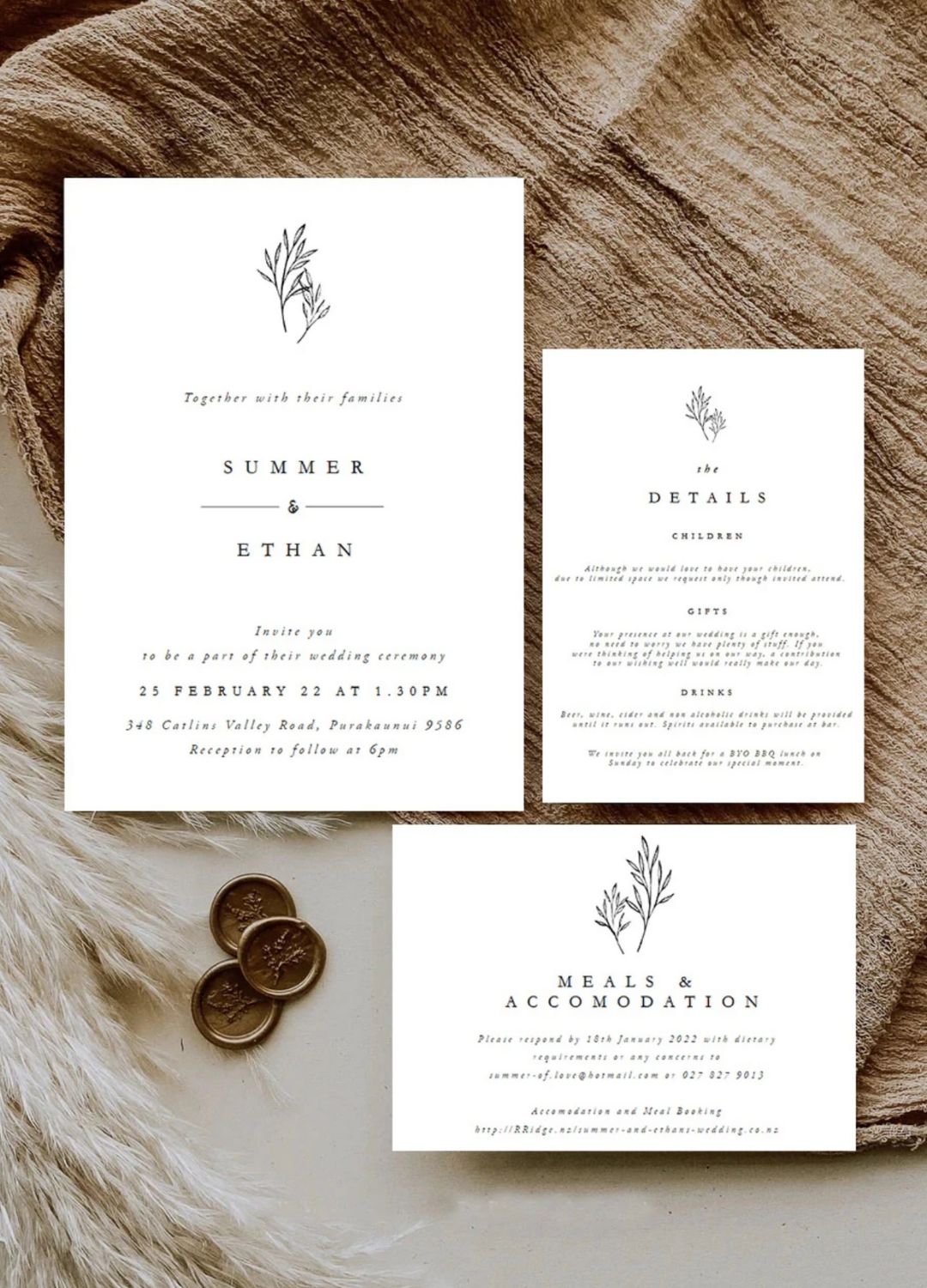 York Invitation Package