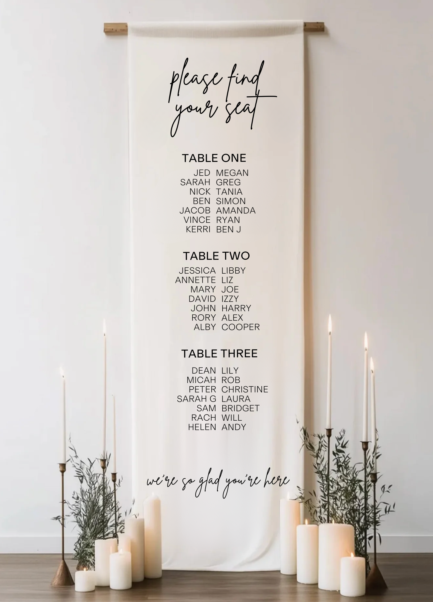 Masion Linen Seating Chart