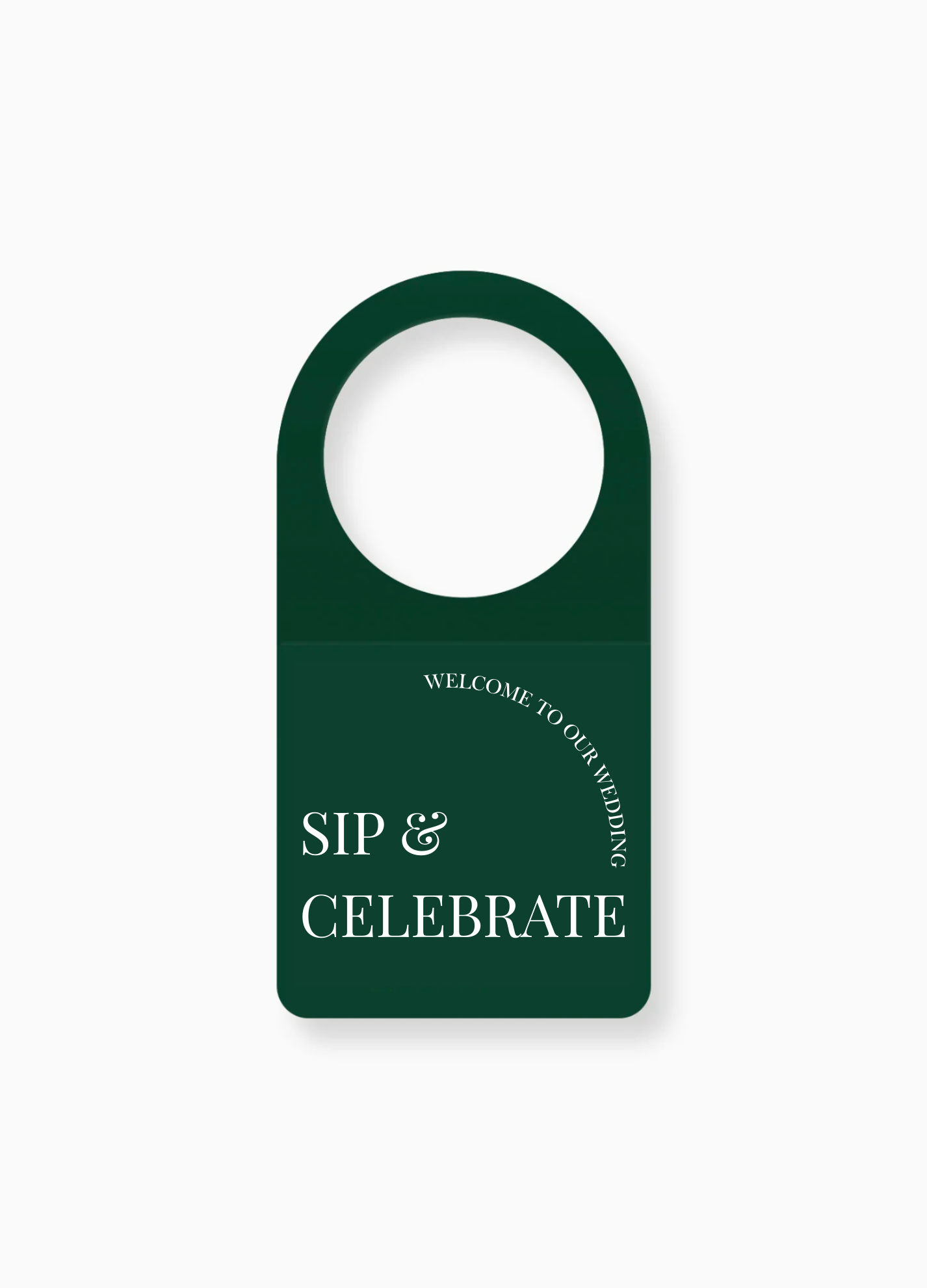 Donegal Wine Bottle Tag