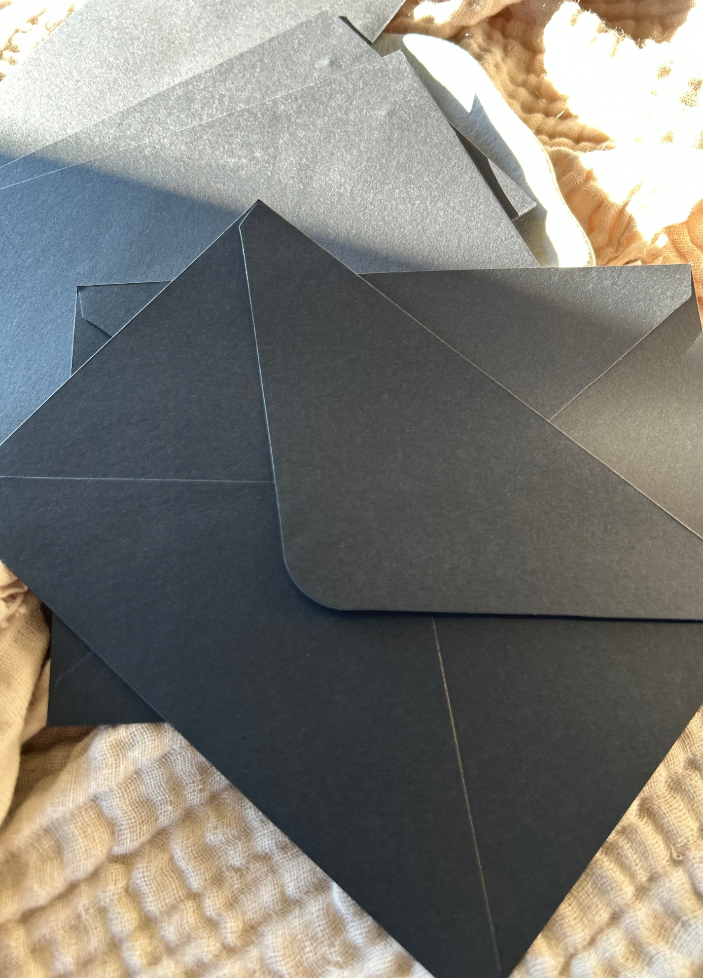 Black Banker Envelope
