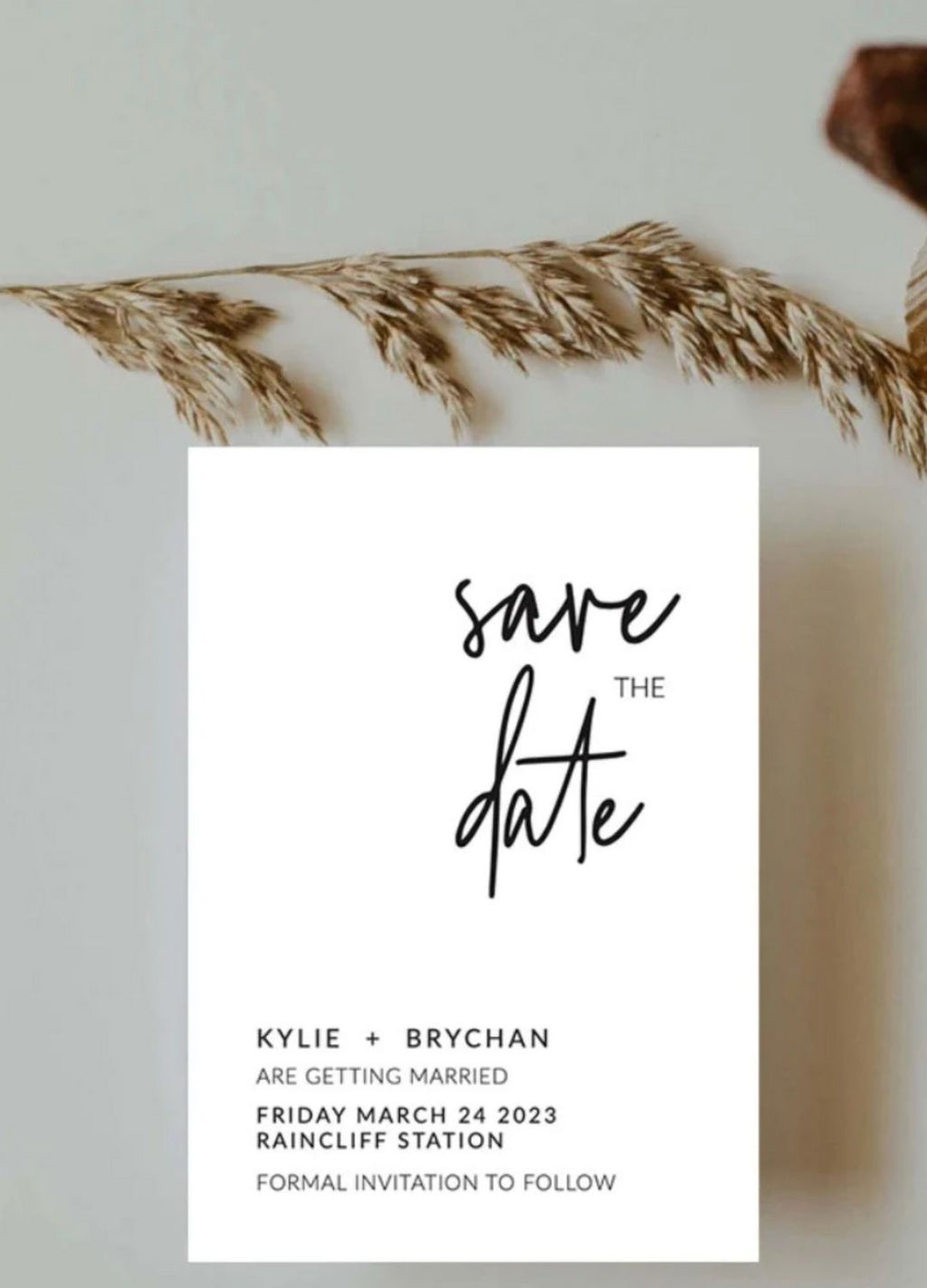 Maison Save the Date