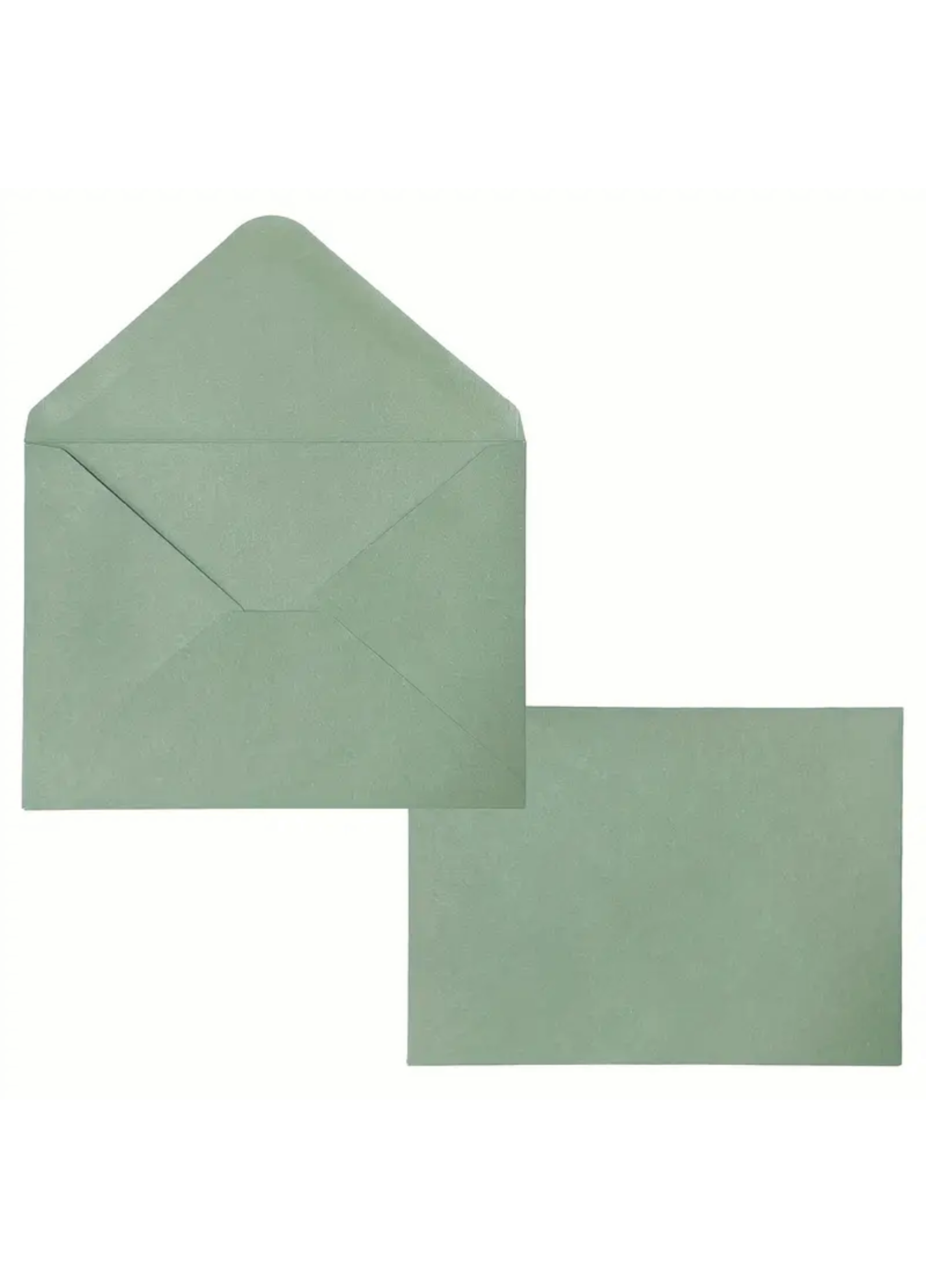 Soft Green Banker Envelope