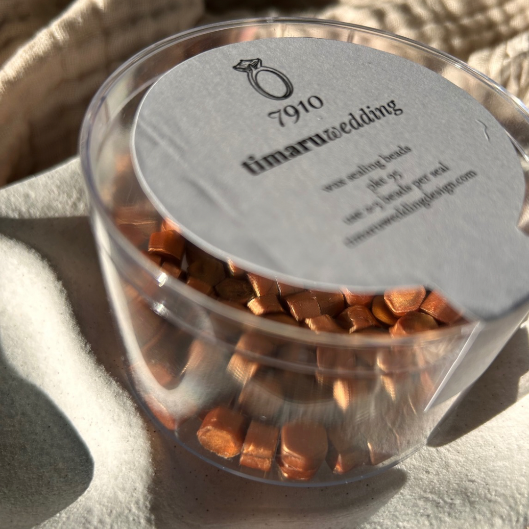 Copper Wax Beads