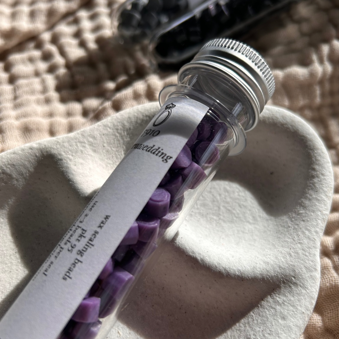 Lilac Wax Beads