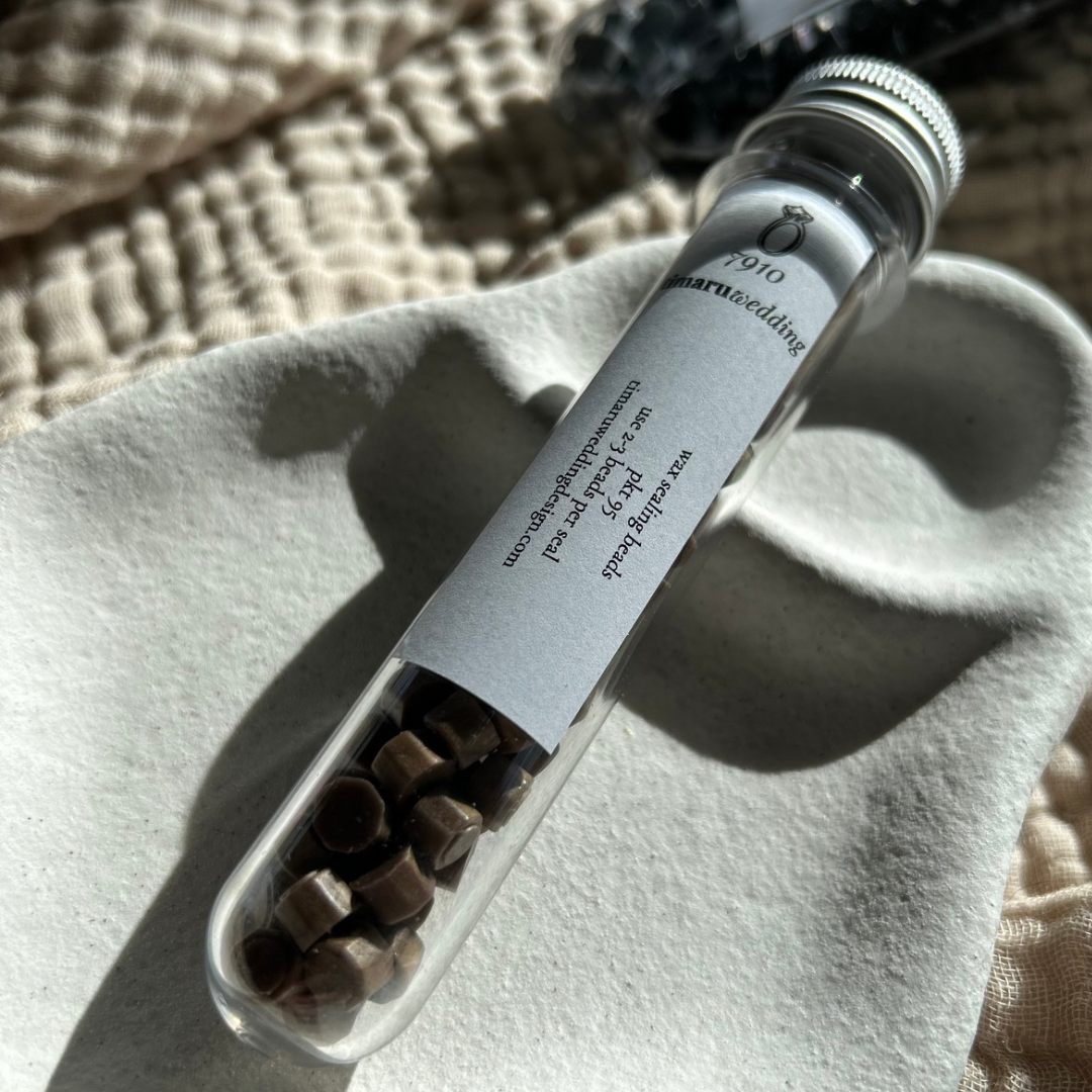 Brown Wax Beads