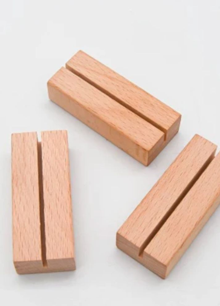 Wooden Table Sign Stand – Timaru Wedding Design