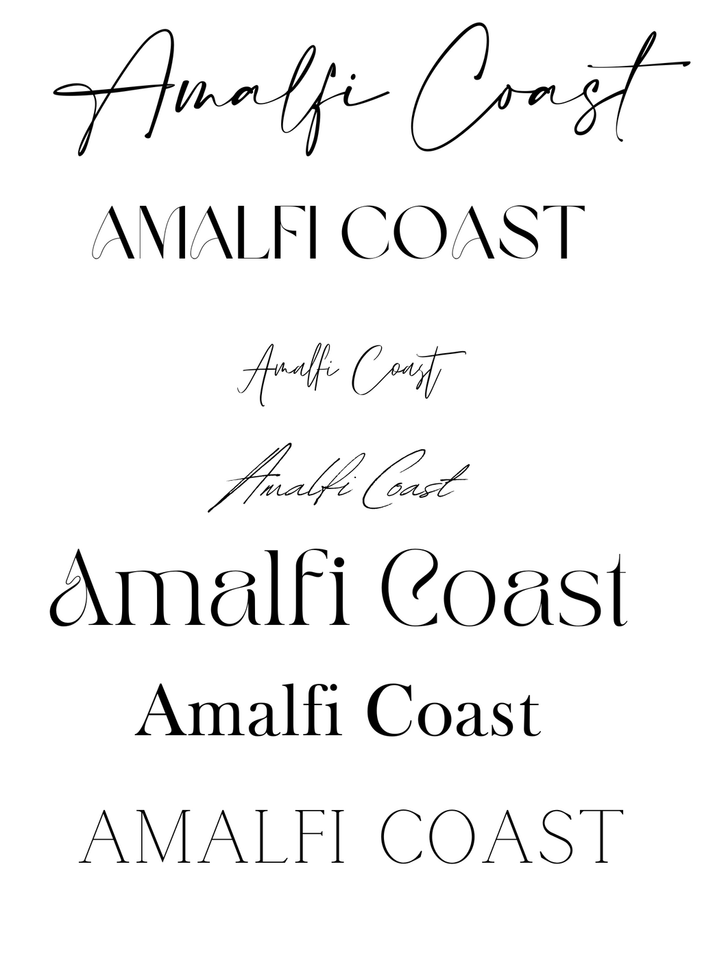 Brush Stroke 1/2 Circle Acrylic Place Names