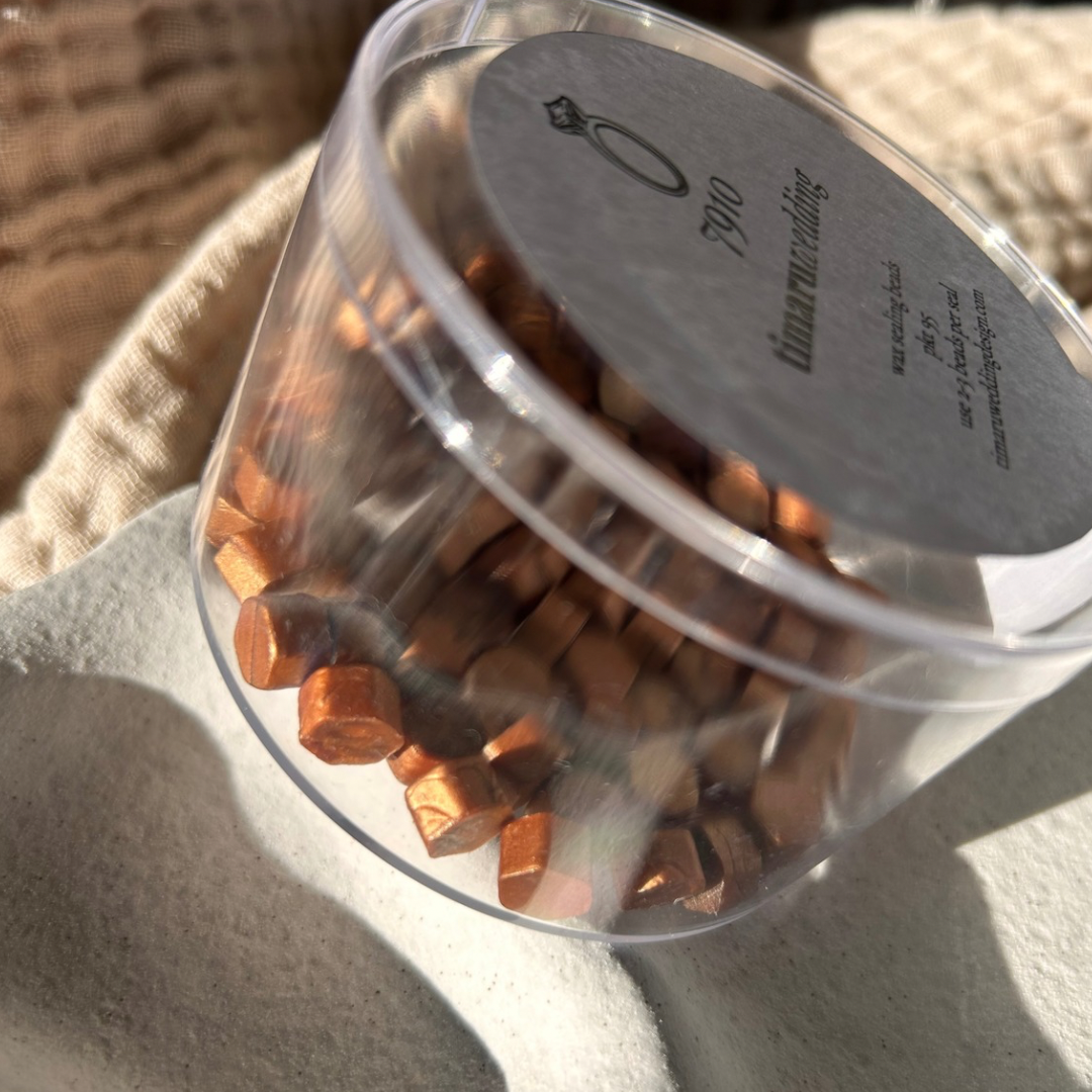 Copper Wax Beads