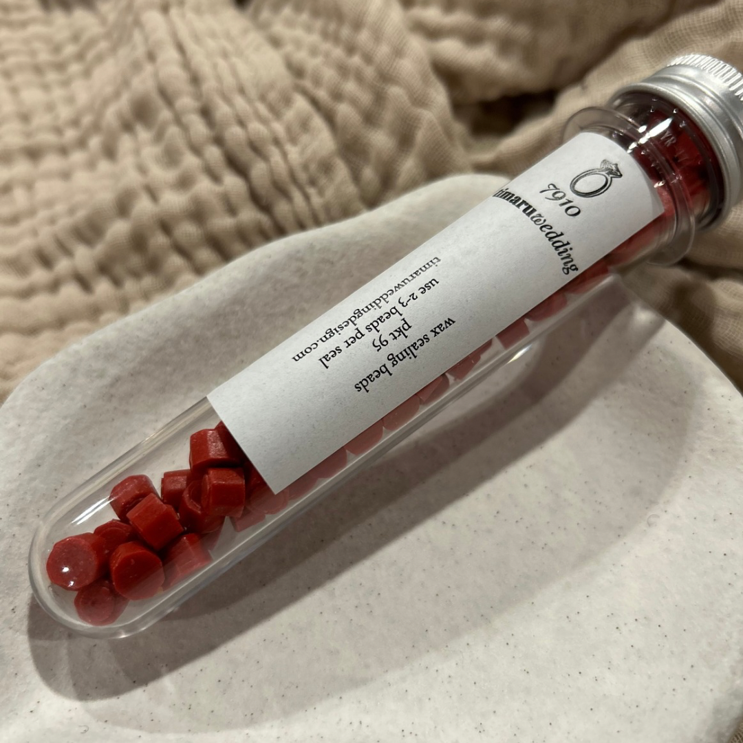 Red Wax Beads