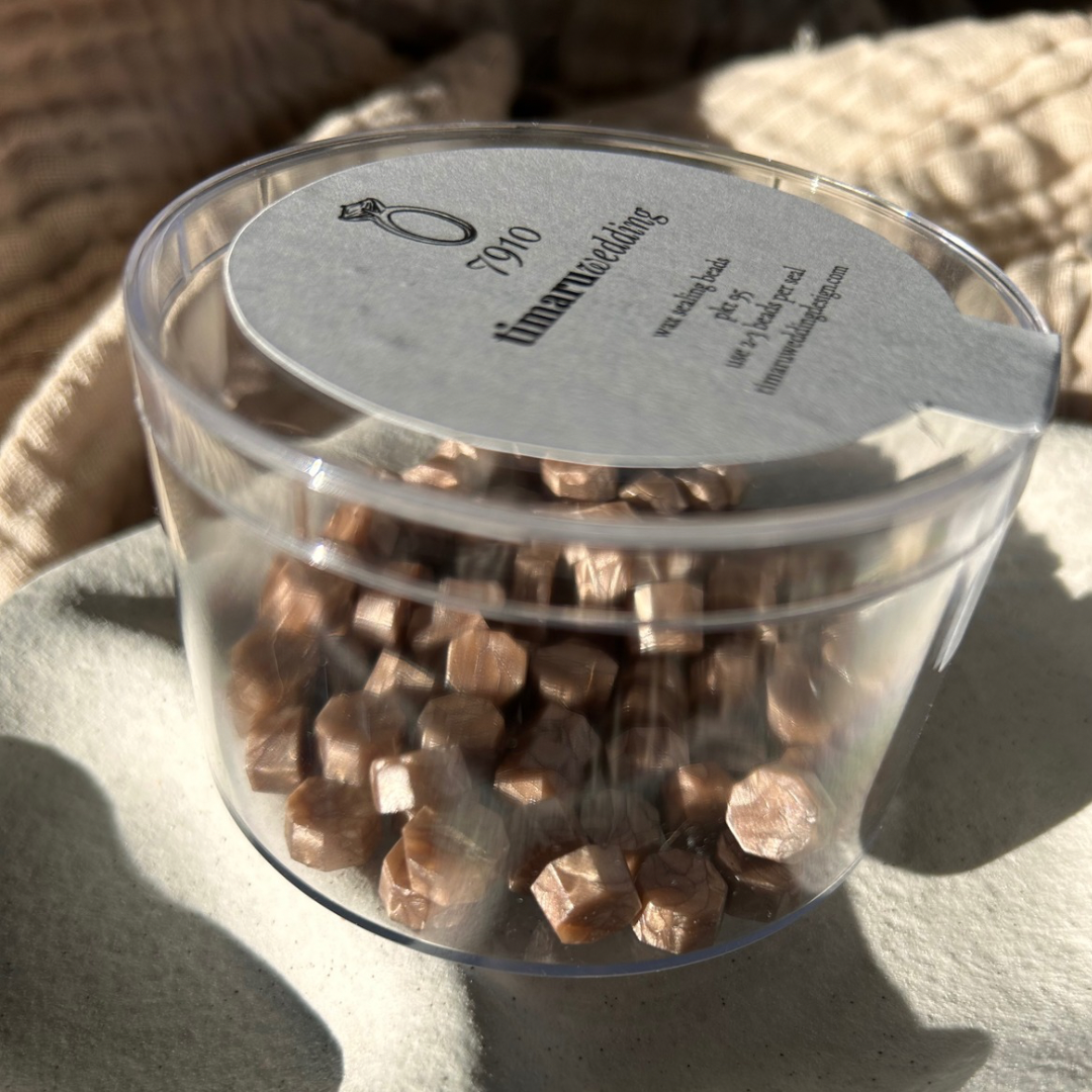 Pearl Beige Wax Beads