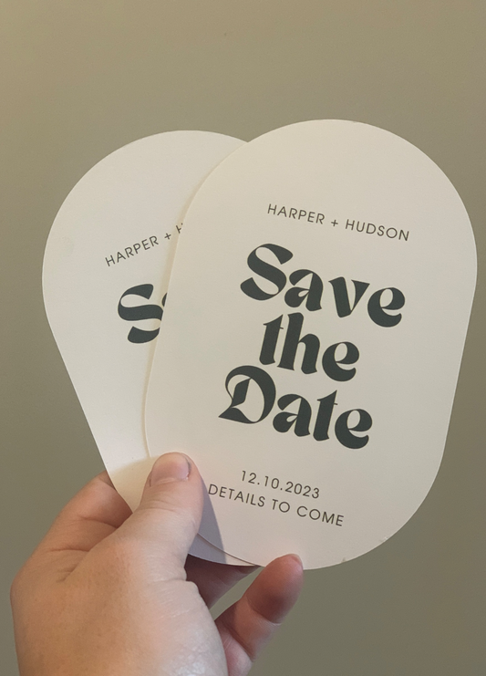 Oval Save the Date