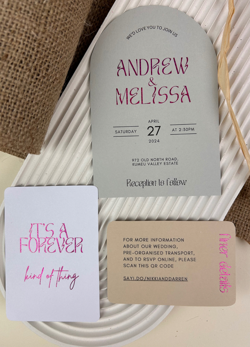 Foil Tokyo Wedding Suite