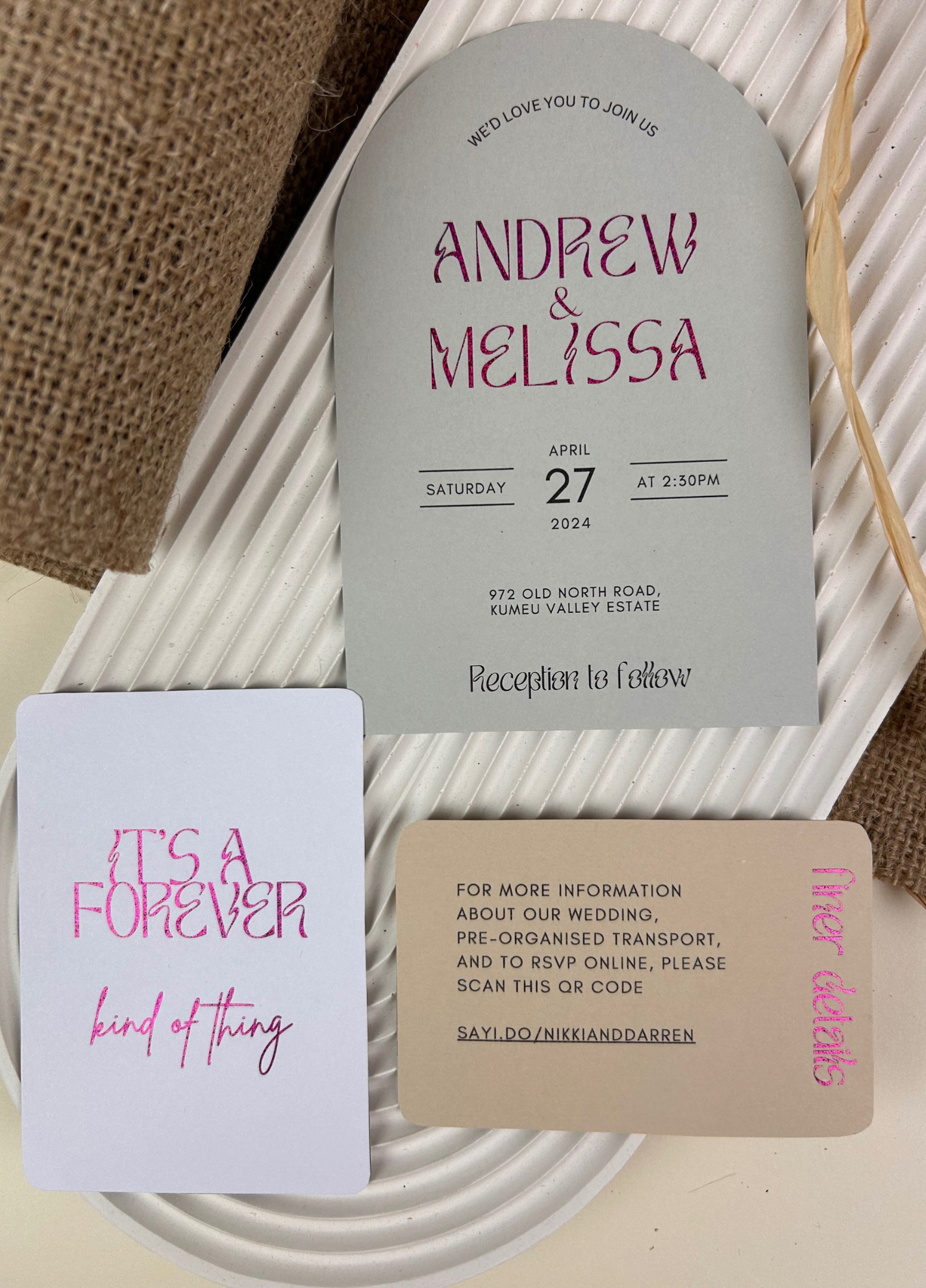 Foil Amanda Wedding Suite