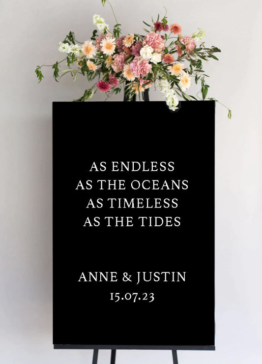 Quote Wedding Sign