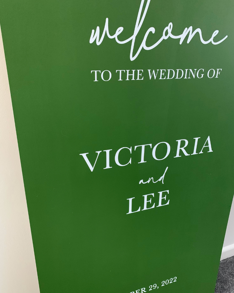 London Modern Welcome Sign